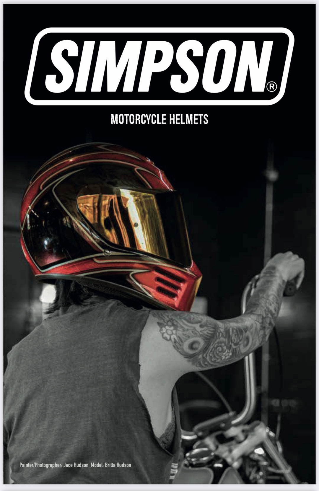 Simpson Darksome Motorcycle Helmet