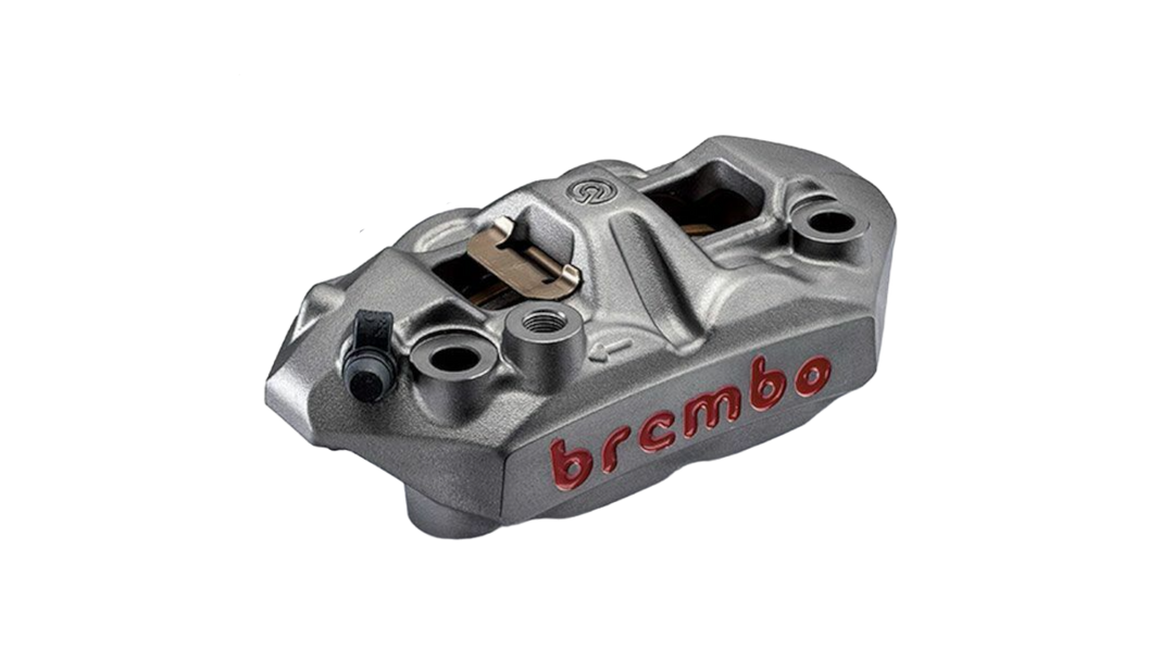 KIT PAIR OF RADIAL BREMBO RACING MONOBLOCK CALIPERS FUSE M4 108 WHEELbase 108MM/108MM LH/RIGHT WITH PADS